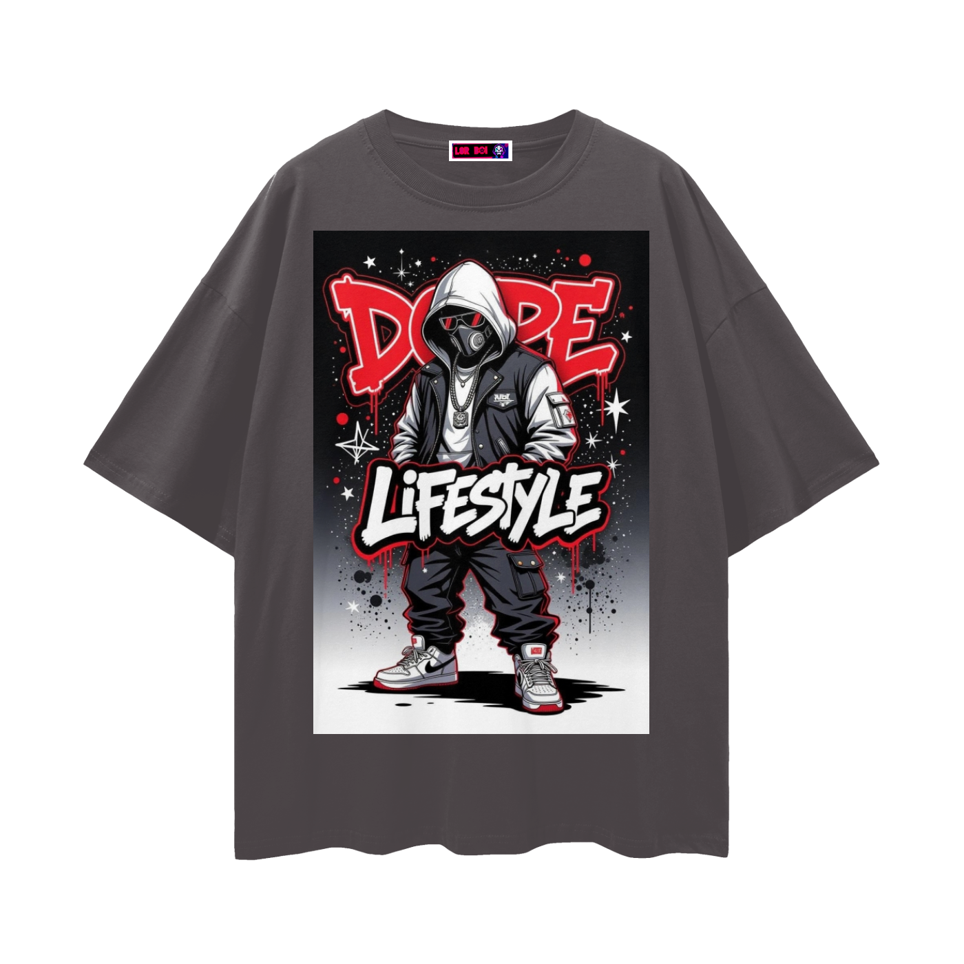 Streetwear Loose Drop Shoulder T-Shirt