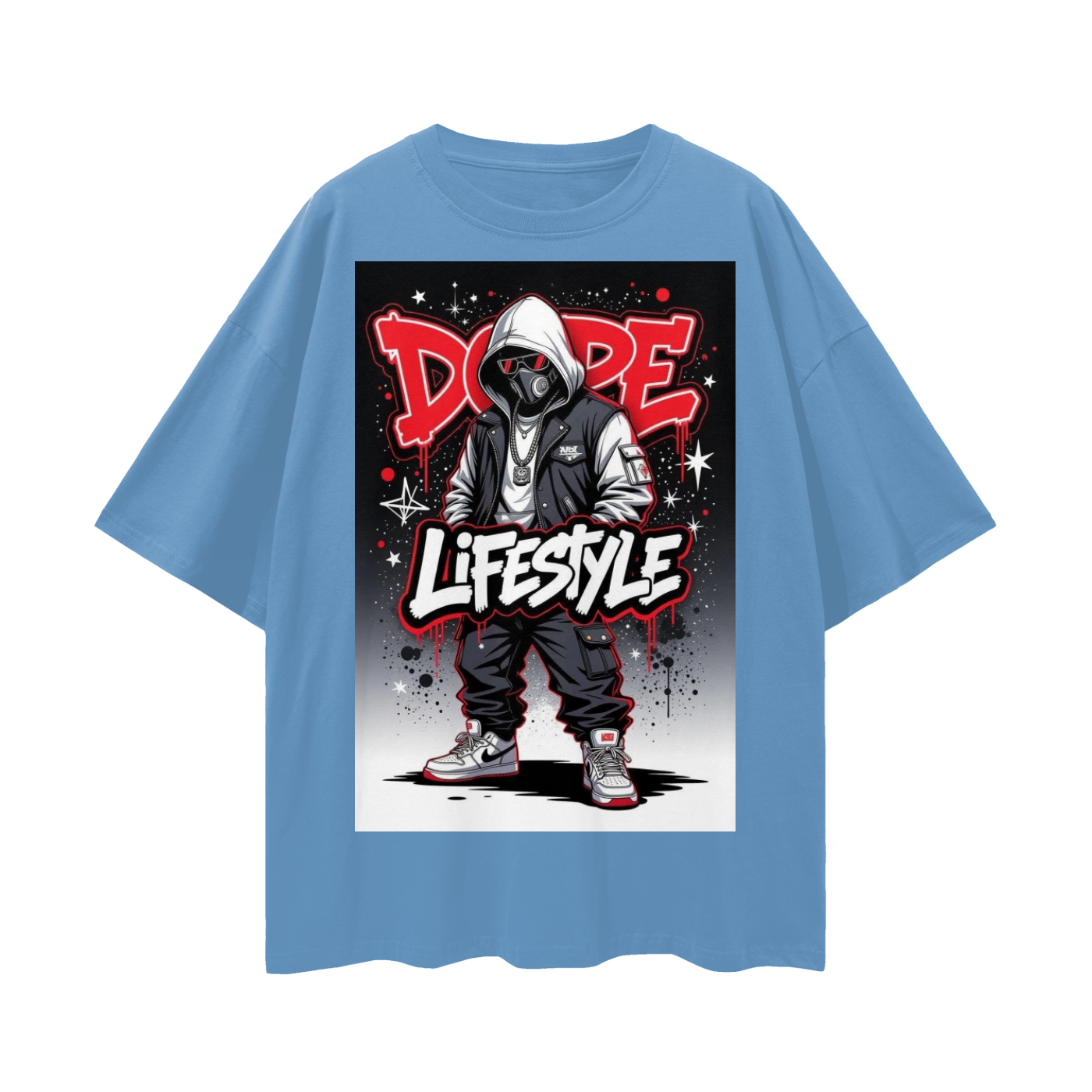 Streetwear Loose Drop Shoulder T-Shirt