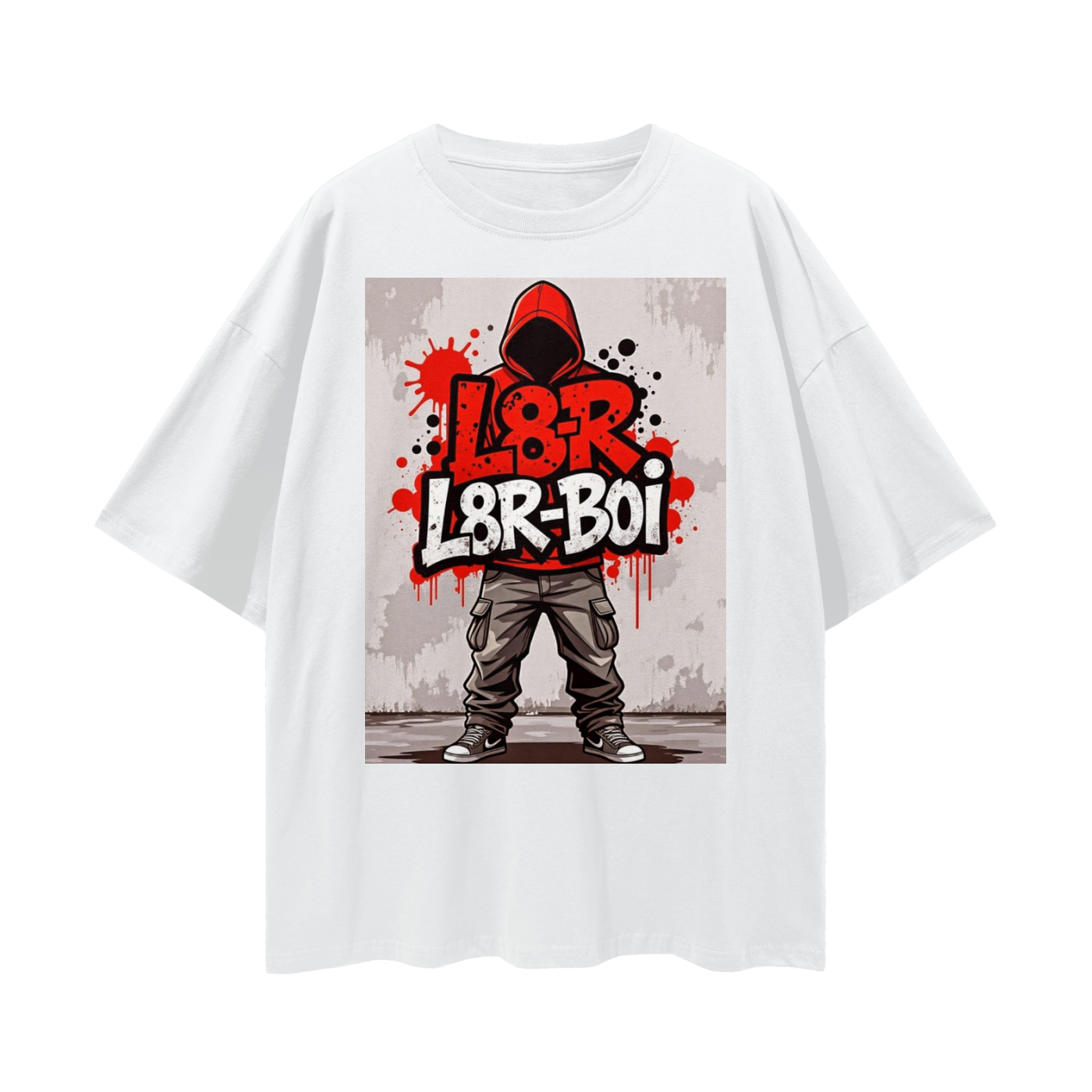 Streetwear Loose Drop Shoulder T-Shirt