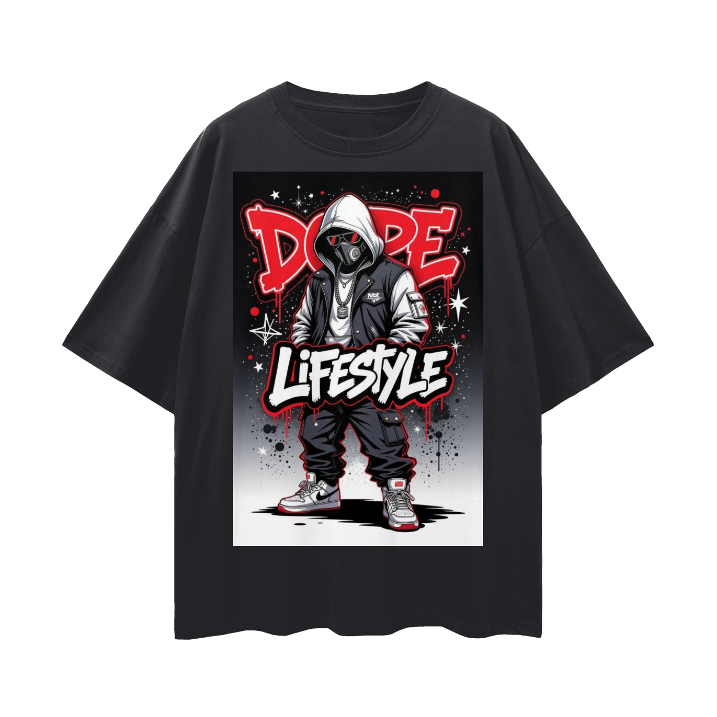 Streetwear Loose Drop Shoulder T-Shirt