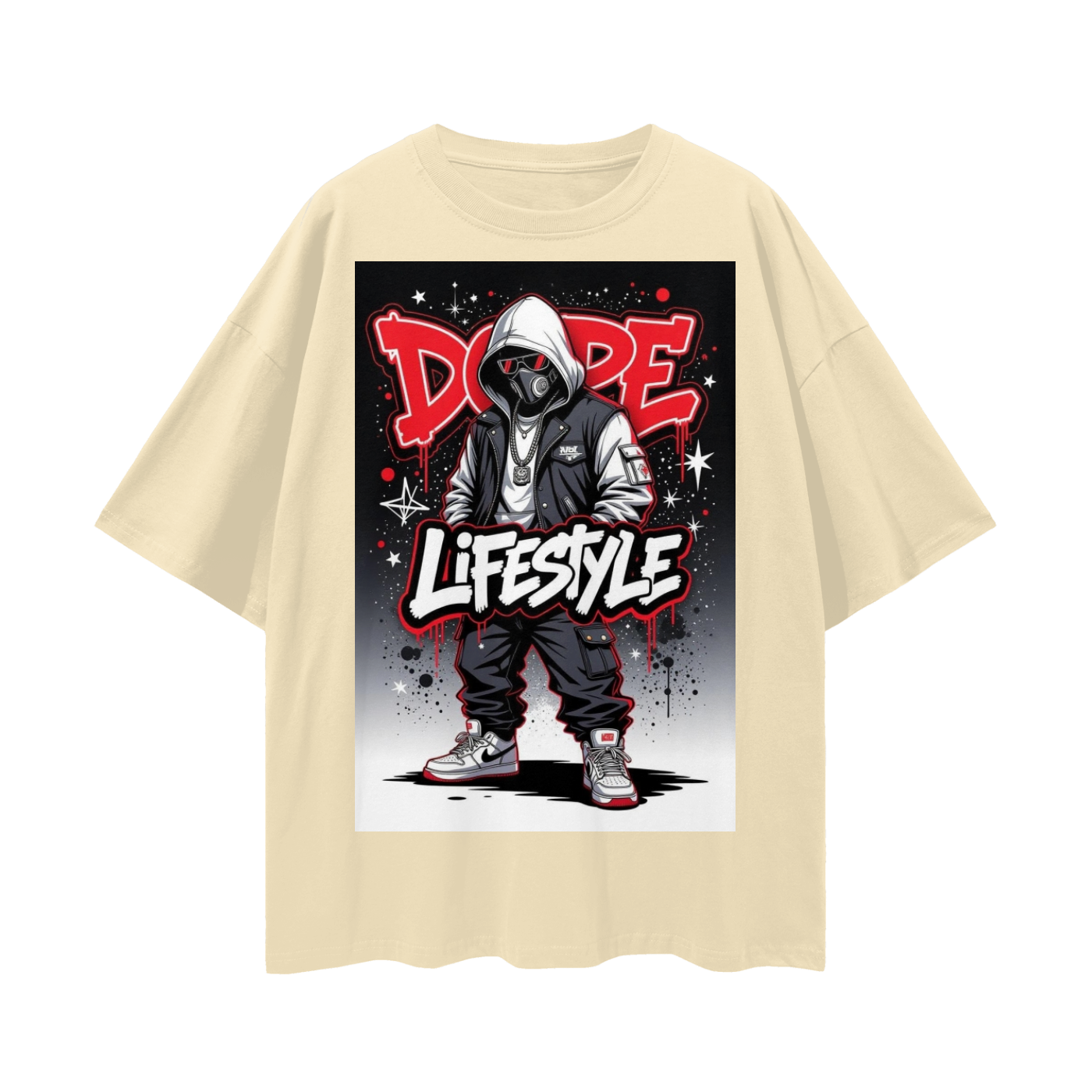 Streetwear Loose Drop Shoulder T-Shirt