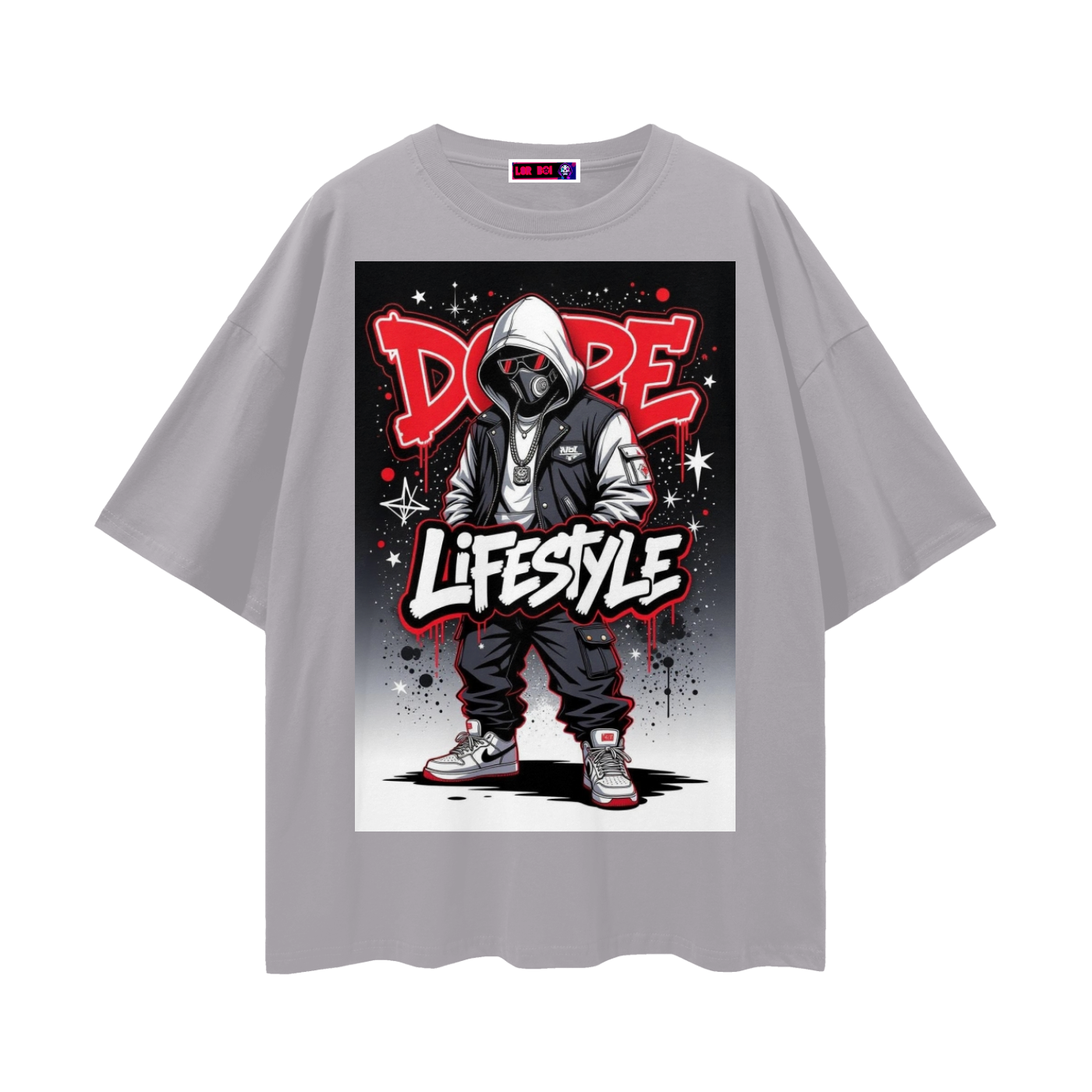 Streetwear Loose Drop Shoulder T-Shirt